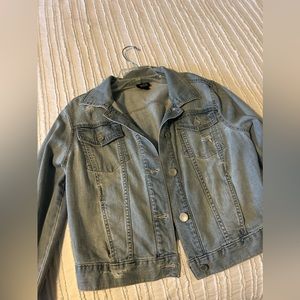 a.n.a Light wash Denim Jack Size L